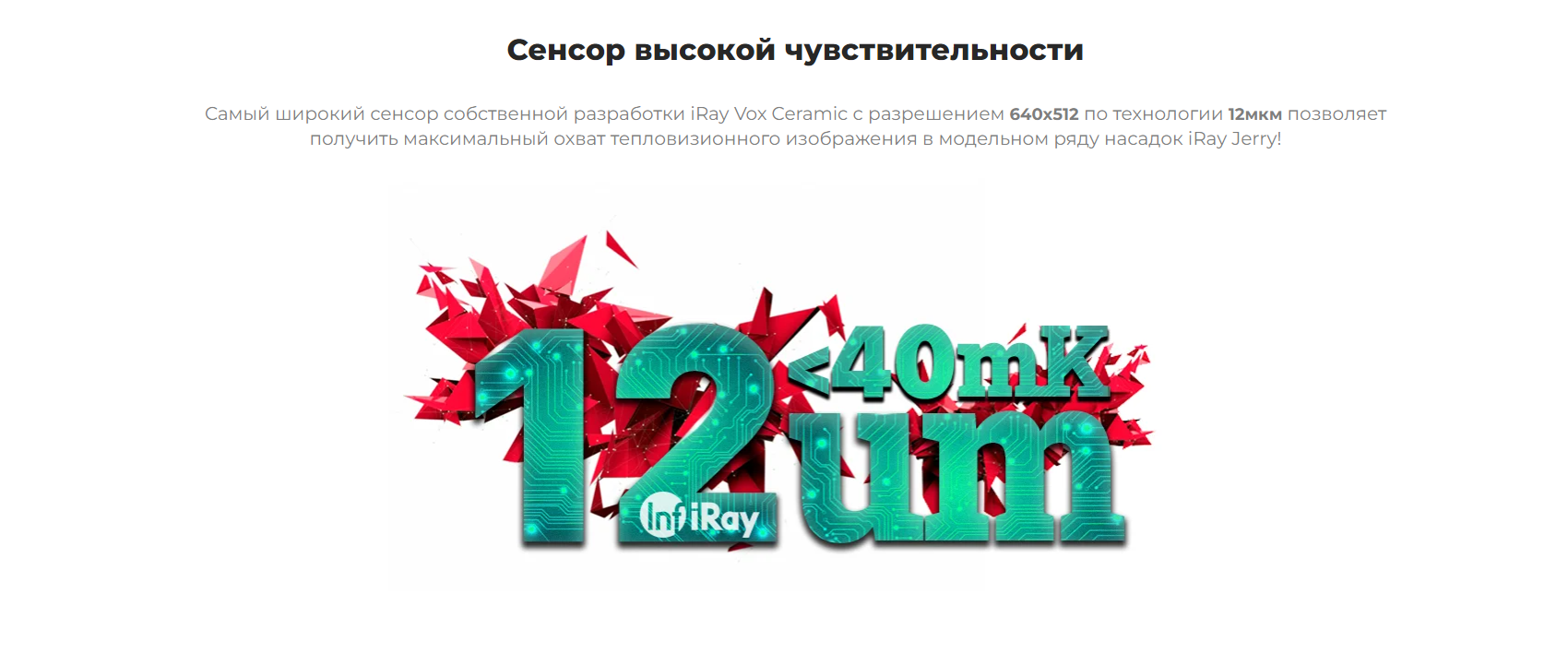 Тепловизионная насадка iRay Jerry CE5 на шлеме