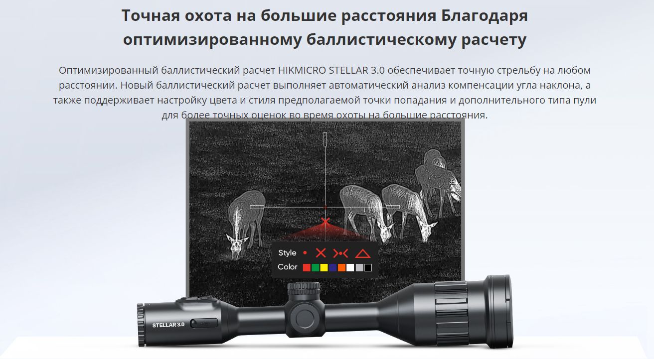 тепловизионный прицел Hikmicro Stellar SX60LS 3.0