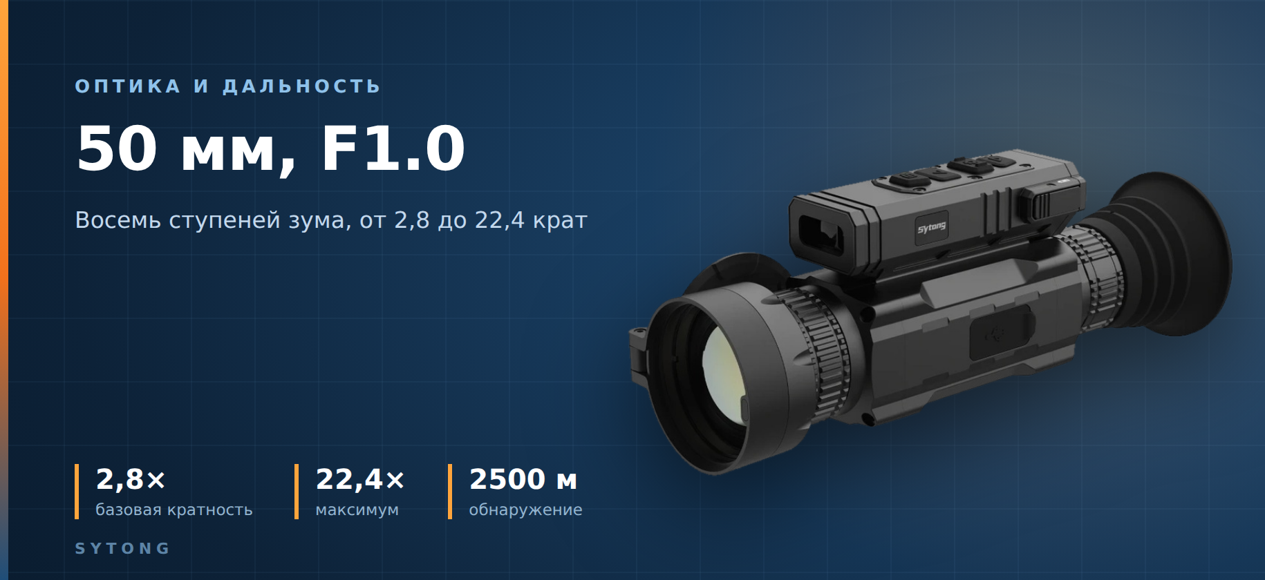 оптика прицела Sytong MM2.0-650L